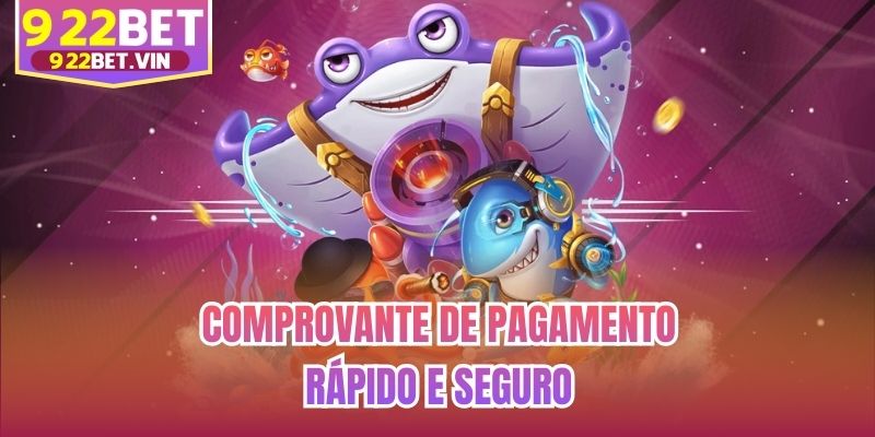 Comprovante de pagamento rápido e seguro