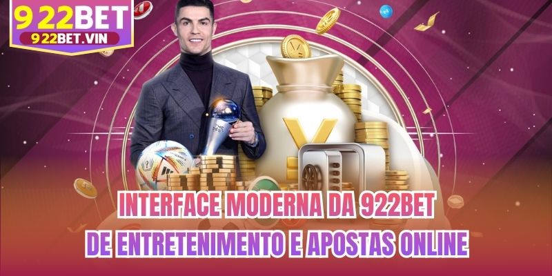 Interface moderna da 922bet de entretenimento e apostas online