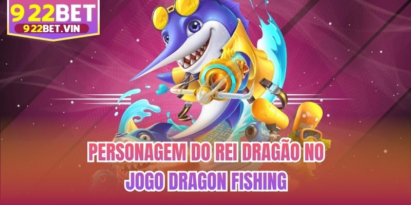 Personagem do Rei Dragão no jogo Dragon Fishing
